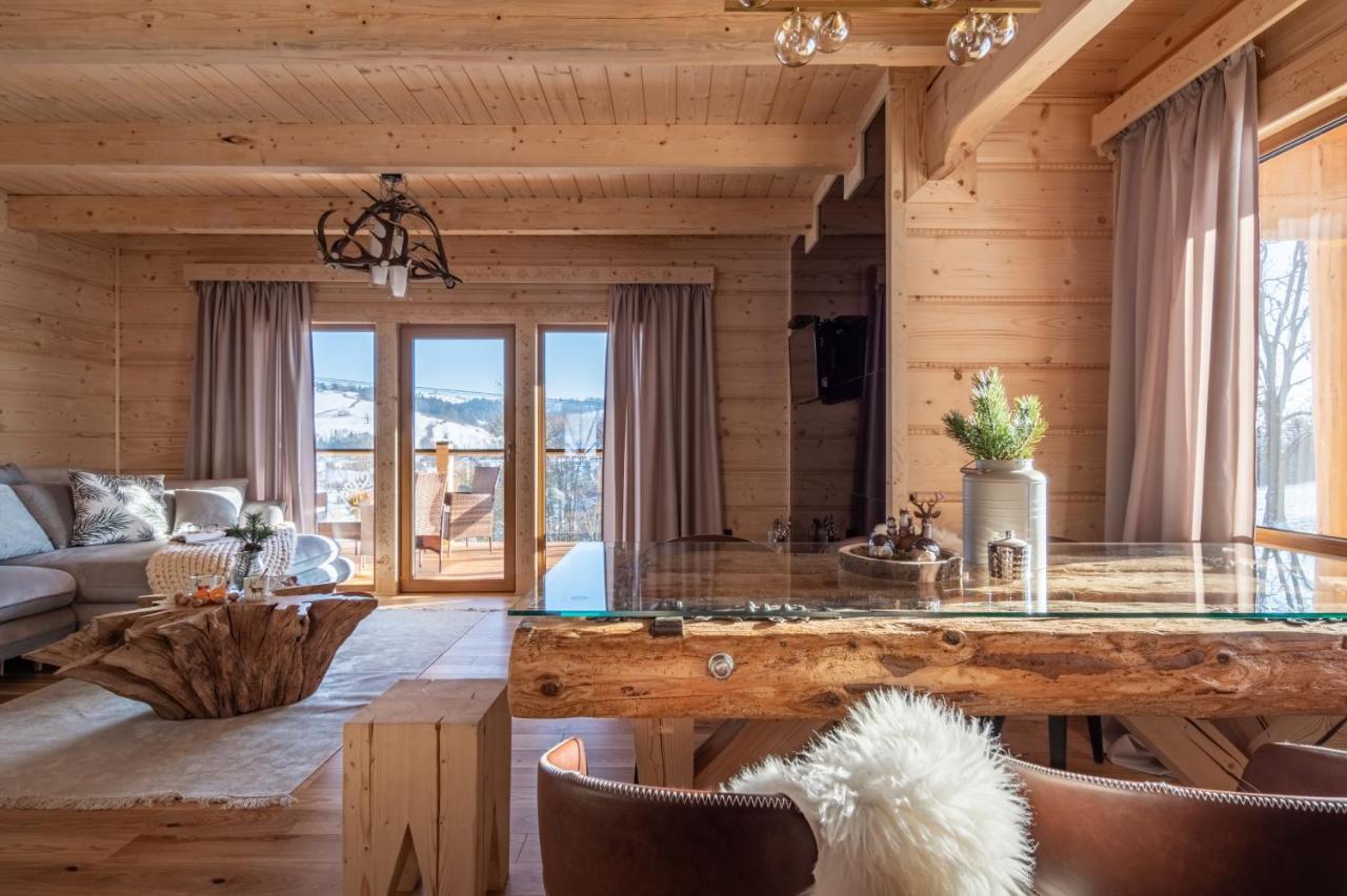 Na Skraju Lasu Domki Z Balia, Jacuzzi Biały Dunajec Exteriör bild